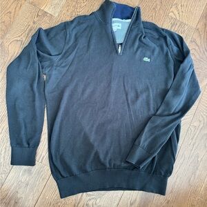 Lacoste Men's Black Sweater size L